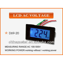 D69-20 LCD AC Voltage Panel Meter